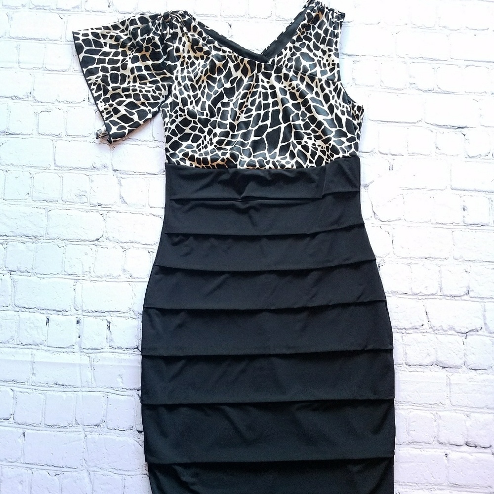 En Focus Studio Fitted Dress Sz Large